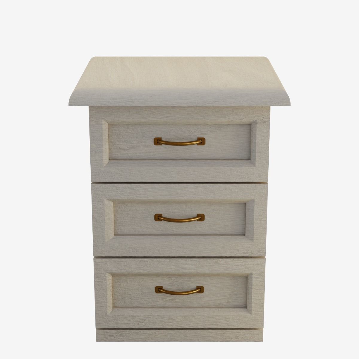 Chest of Drawers Low-poly 3D model_7