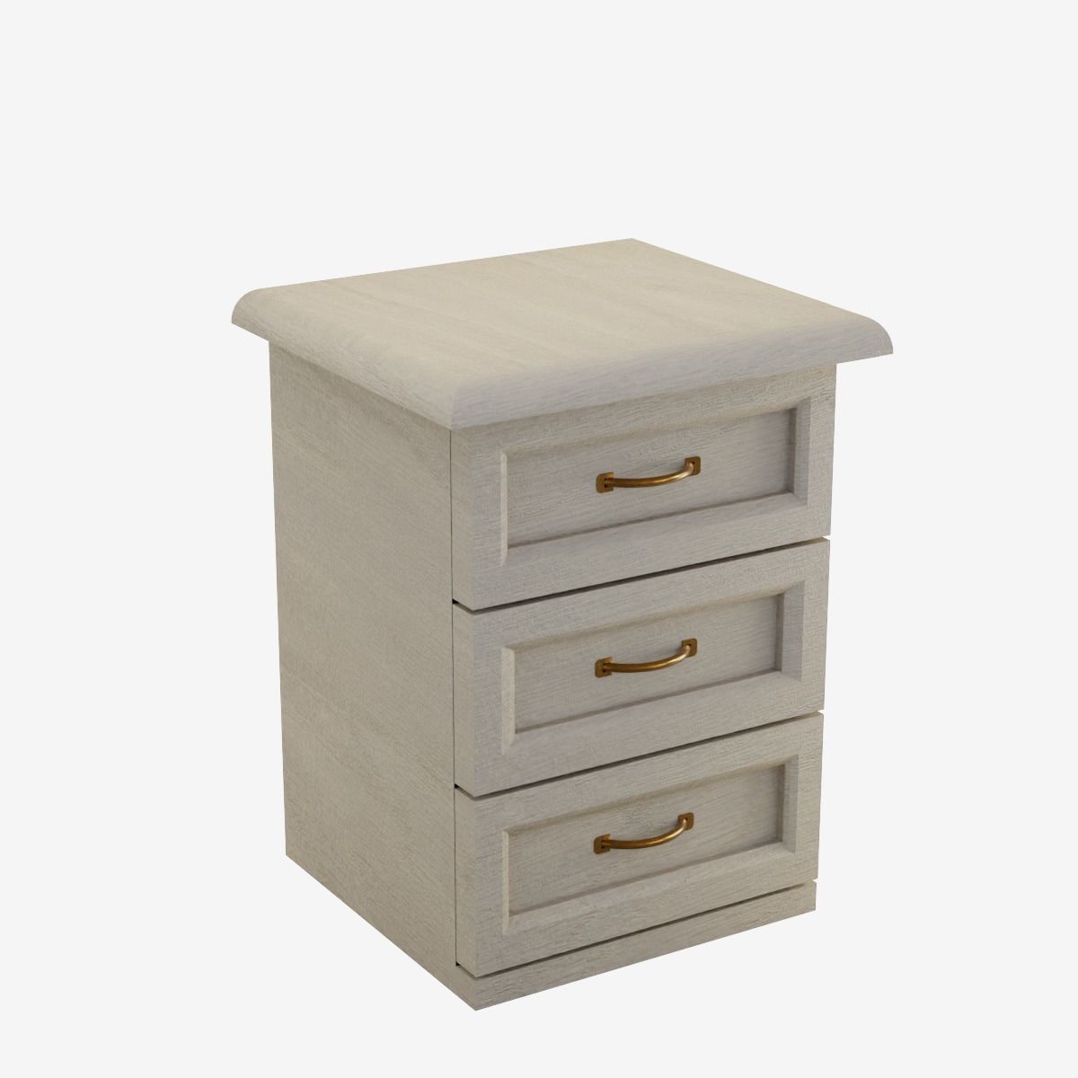 Chest of Drawers Low-poly 3D model_6