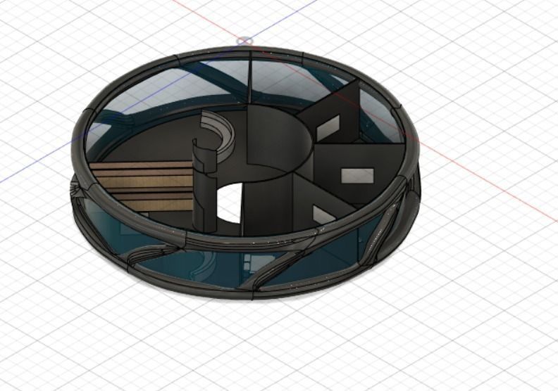 40 km air station  3D print model_2