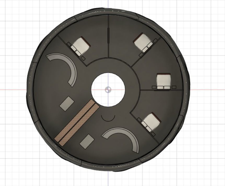 40 km air station  3D print model_3