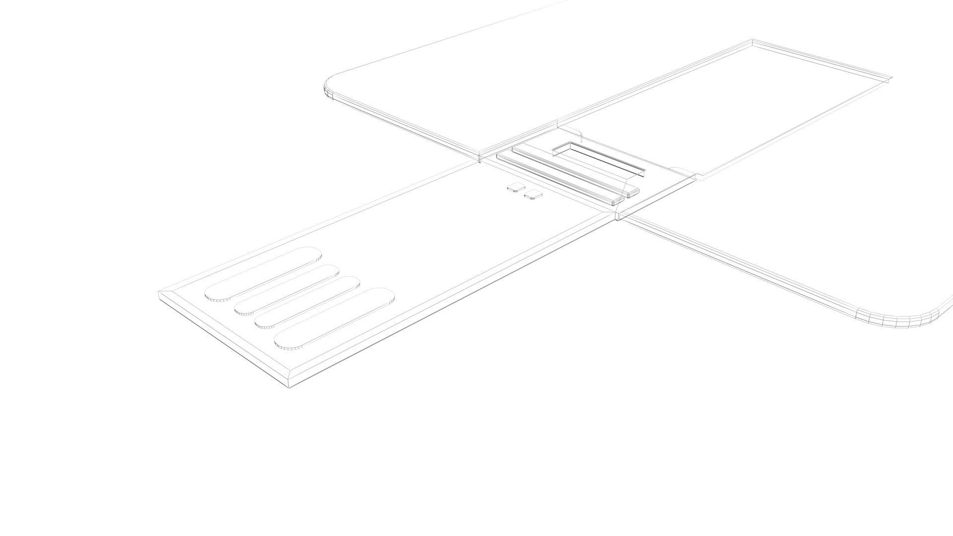 Credit Card type USB flash drive 3D model_11