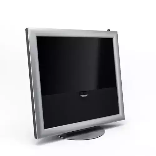 White Framed Desktop Computer