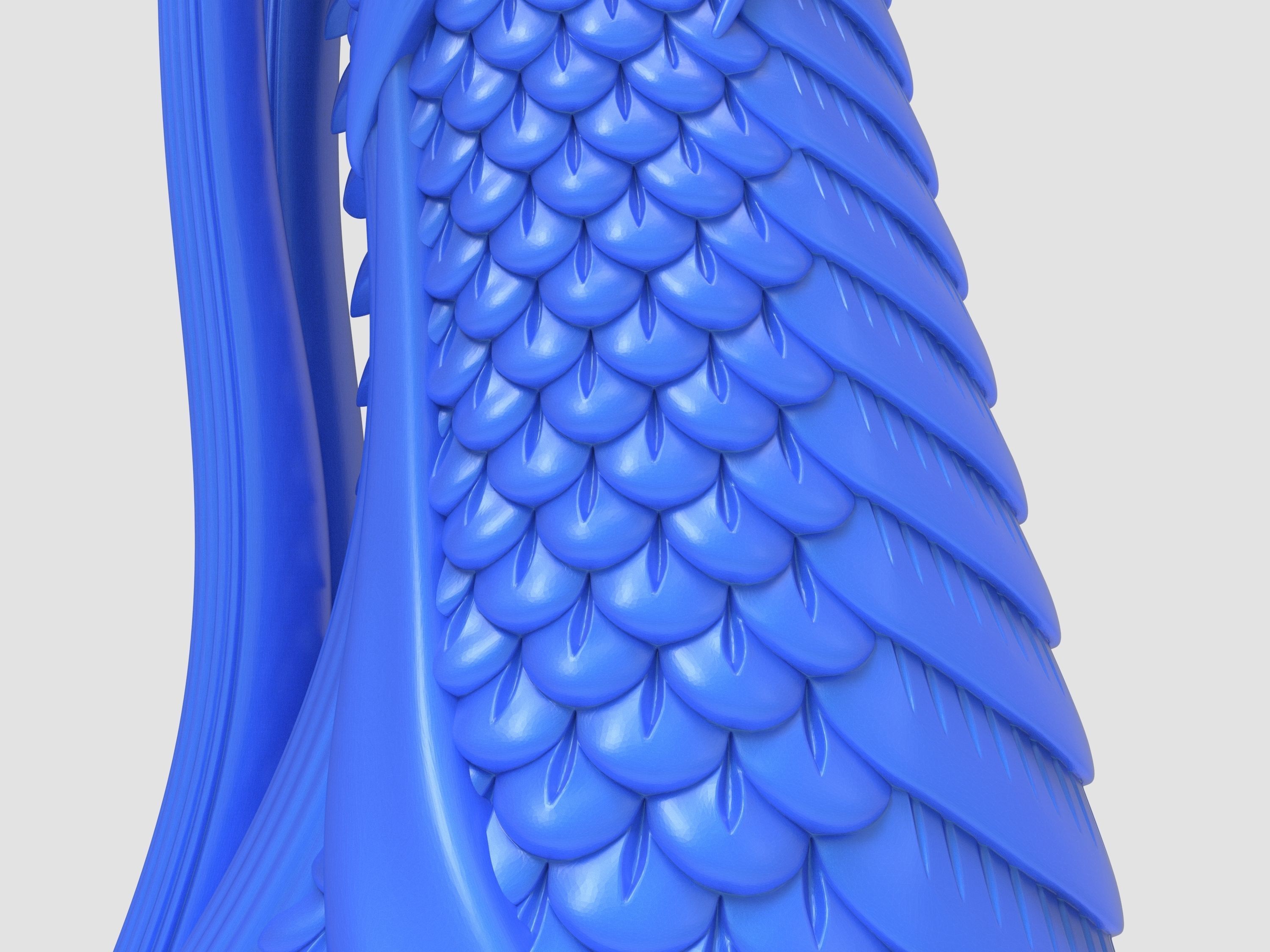 Kirin giraffe figurine 3D print model_6