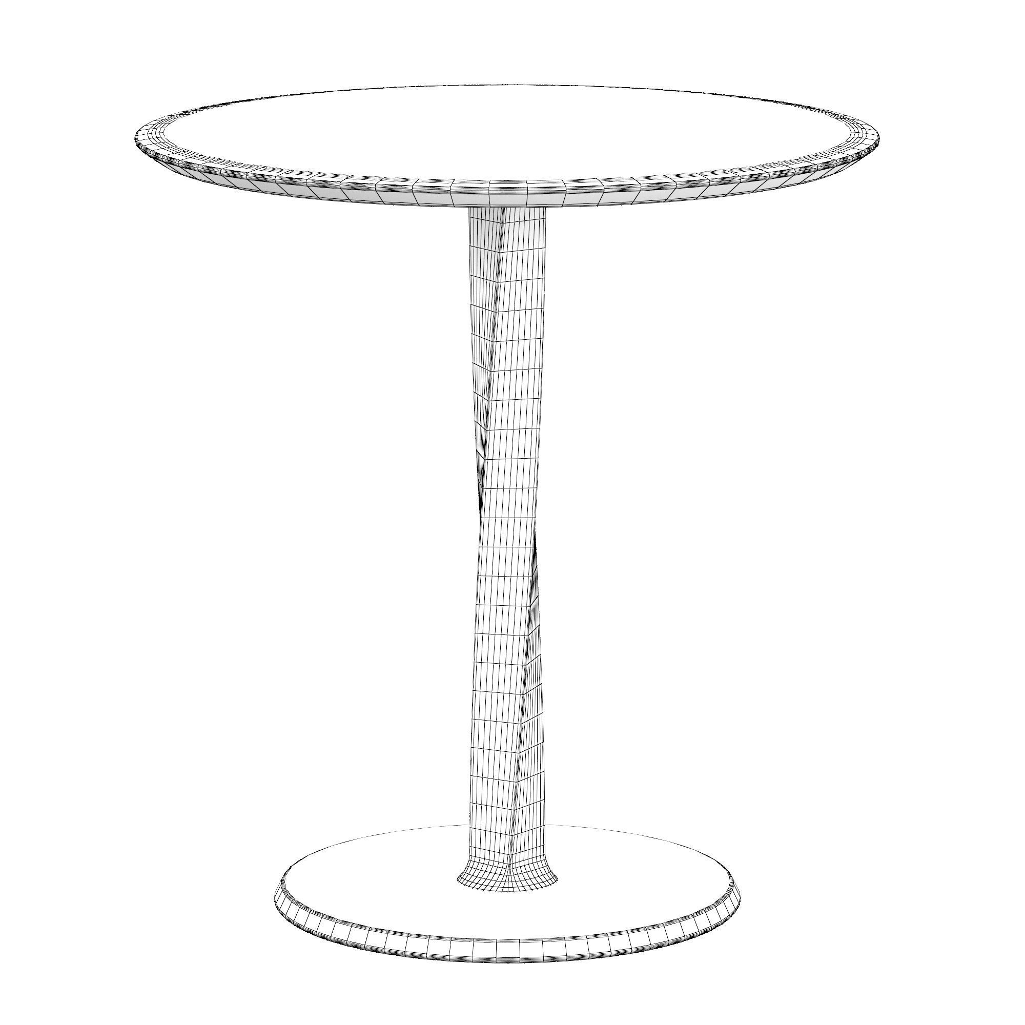 Torsion Dining Table 3D model_8