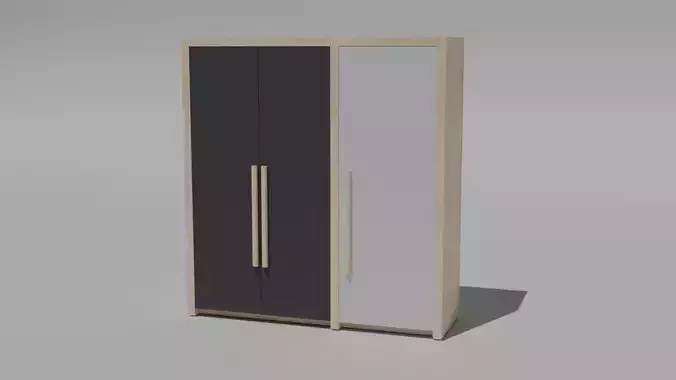 Modern wardrobe 3d model