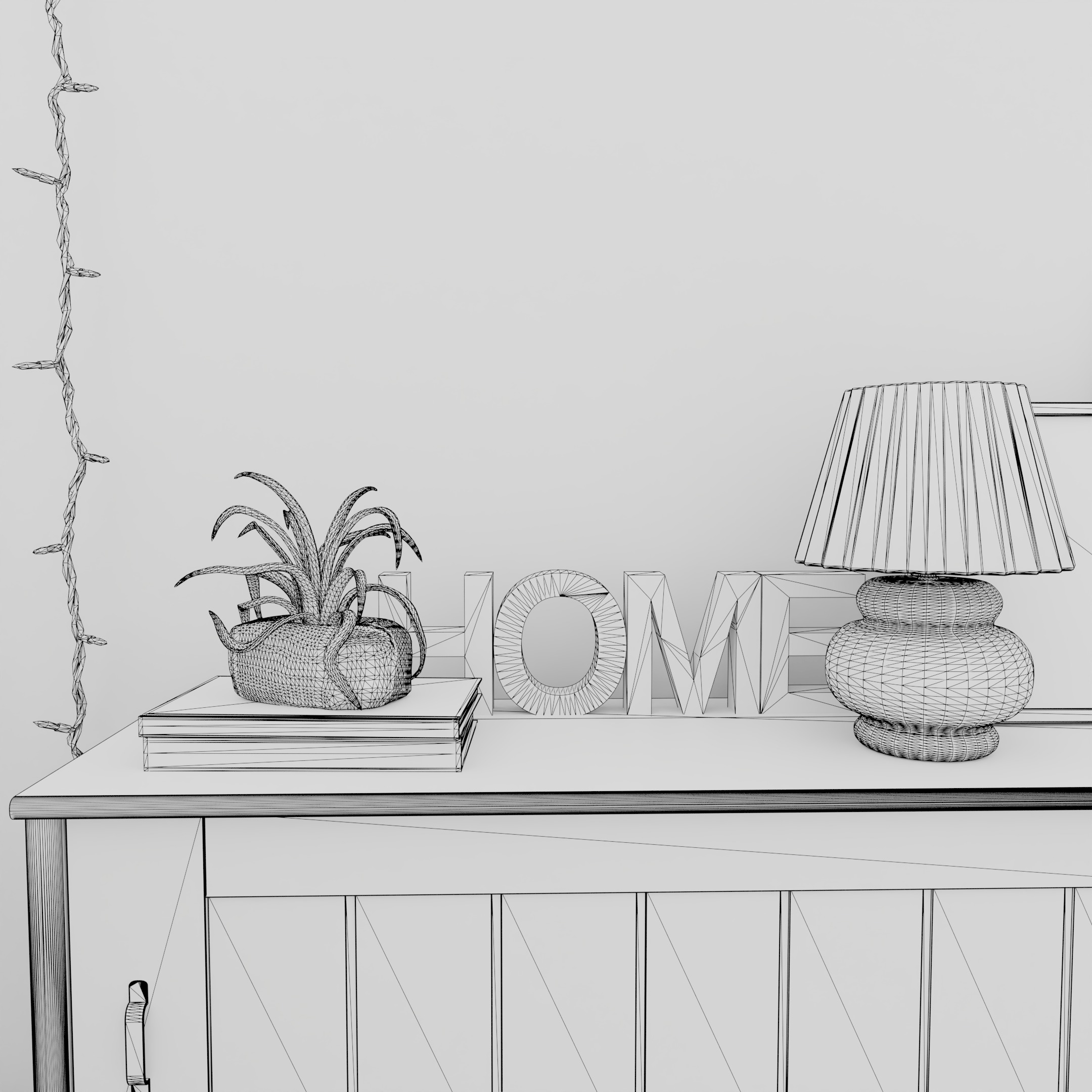 Cozy Nook 4 Blender Scene  3D model_5