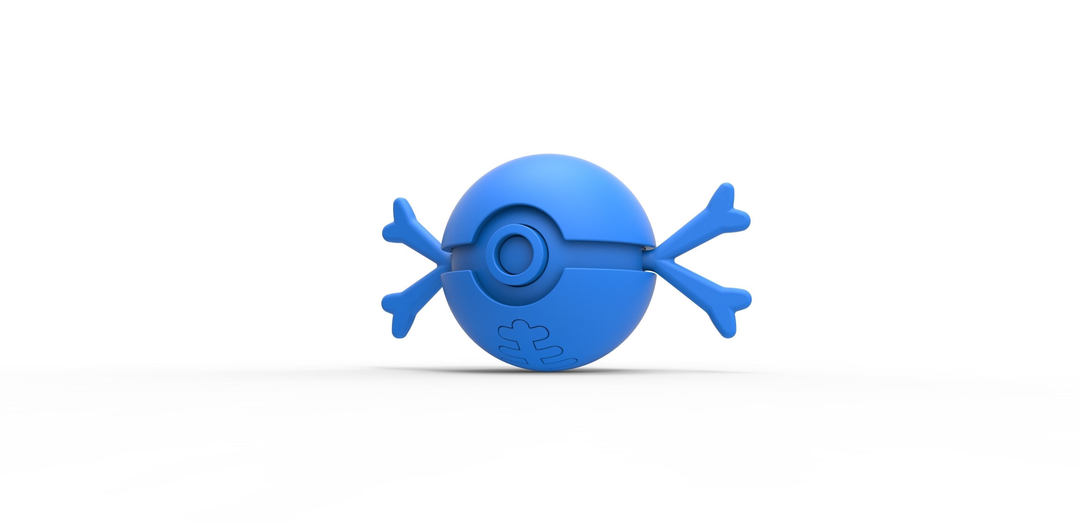 Paldean Wooper orb 3D print model_10