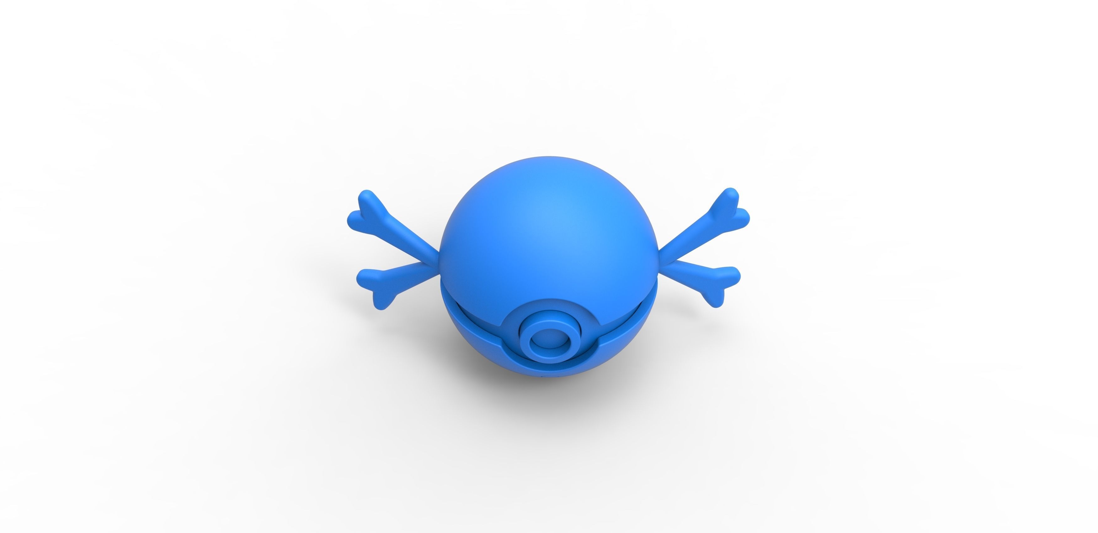 Paldean Wooper orb 3D print model_12