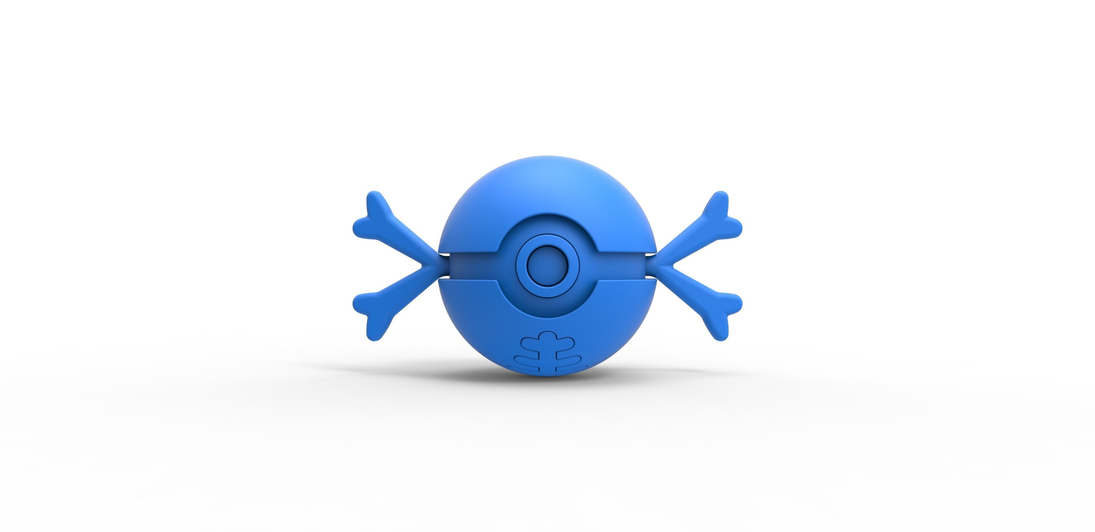 Paldean Wooper orb 3D print model_11