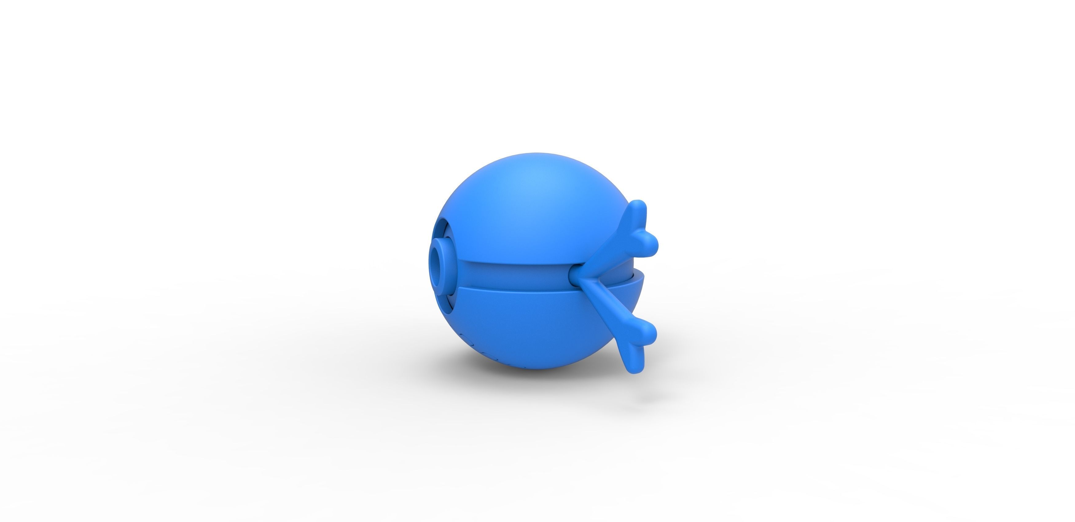 Paldean Wooper orb 3D print model_14