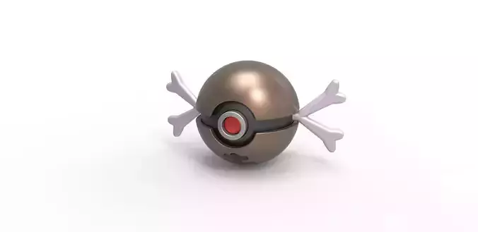 Paldean Wooper orb 3D print model