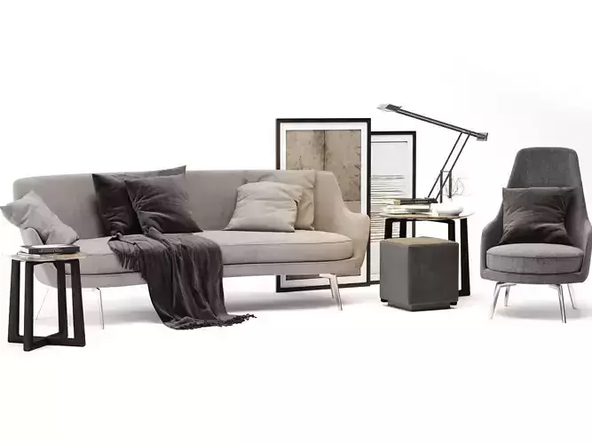 Flexform Guscio Sofa Set