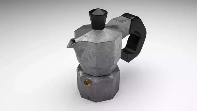 Moka Coffee Pot 3D model