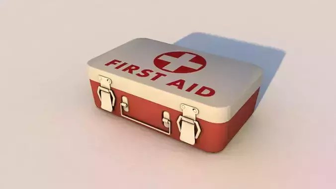 First Aid Kit Lowpoly Low-poly 3D model First Aid Kit Lowpoly Low-poly 3D model