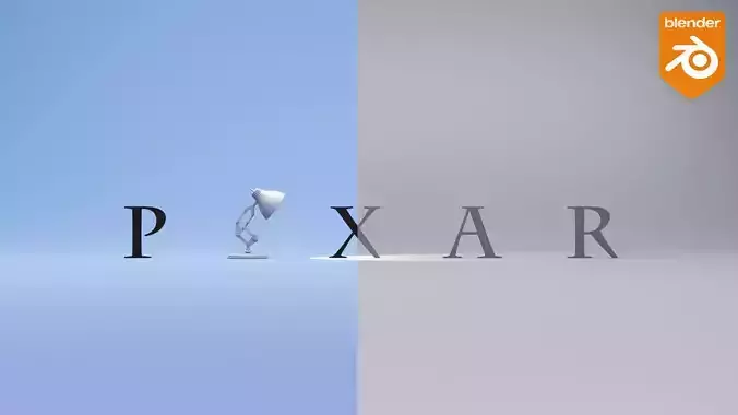 Pixar Logo 3D model
