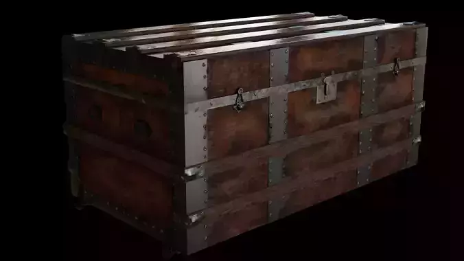 Antique Wooden Chest