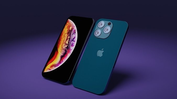 Iphone 14 Game ready Mid-Poly Low-poly 3D model