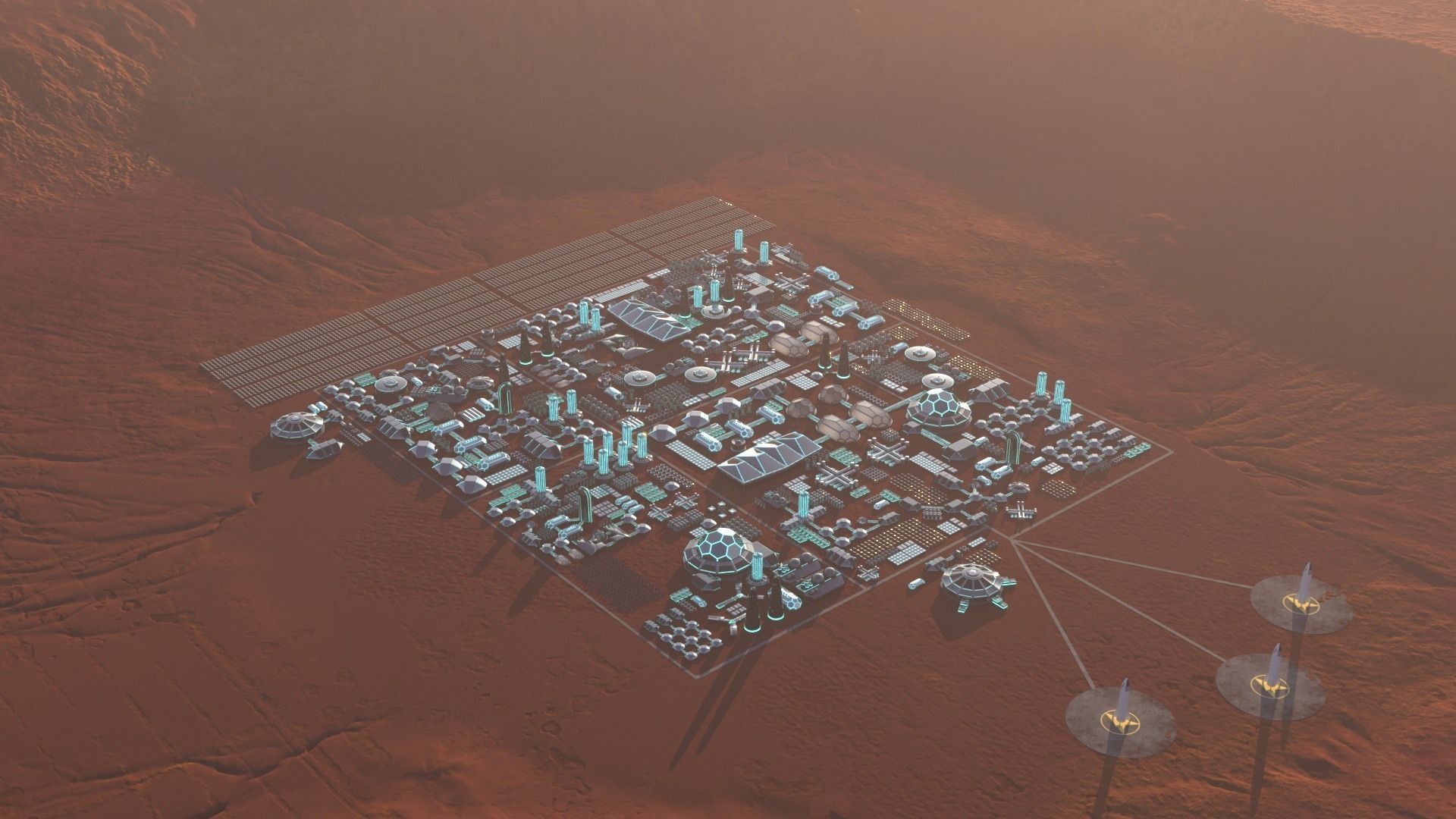 Martian Base 3D model_44