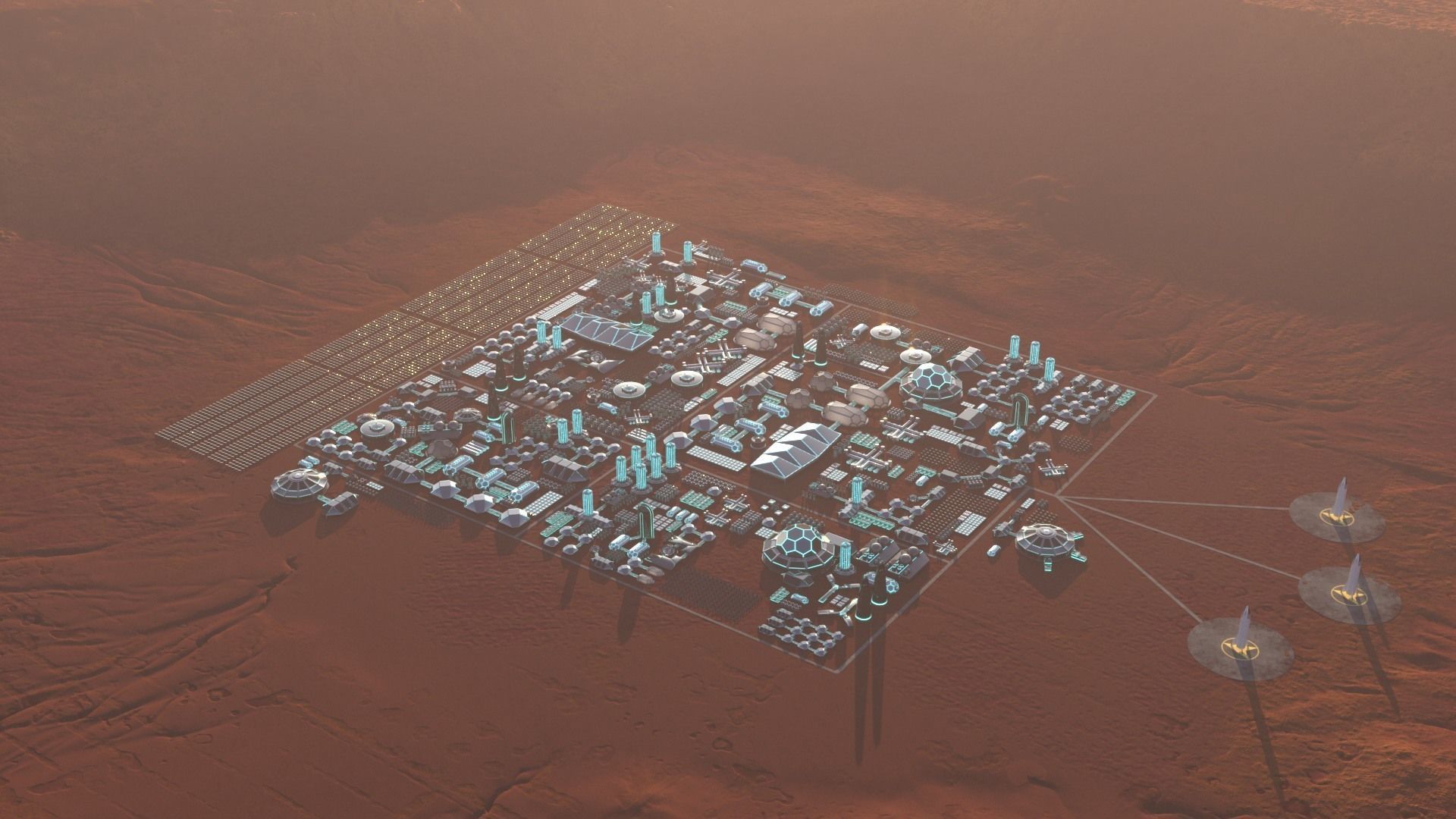Martian Base 3D model_74