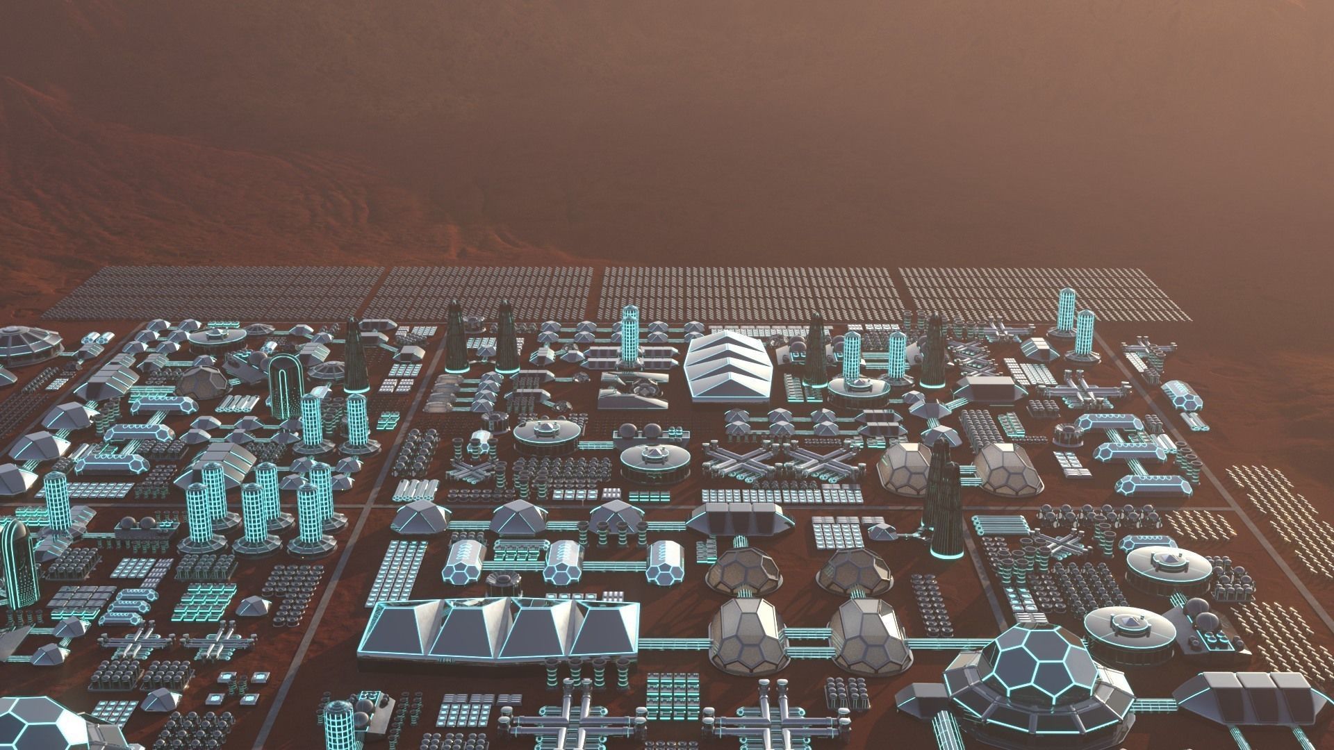 Martian Base 3D model_37