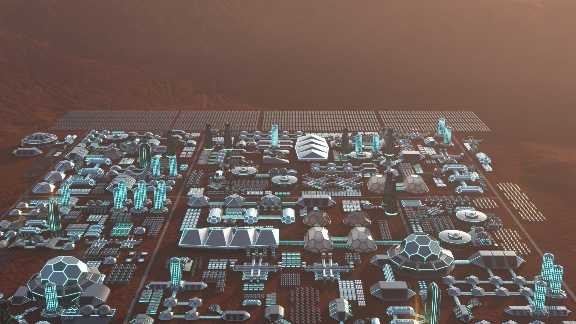 Martian Base 3D model_33