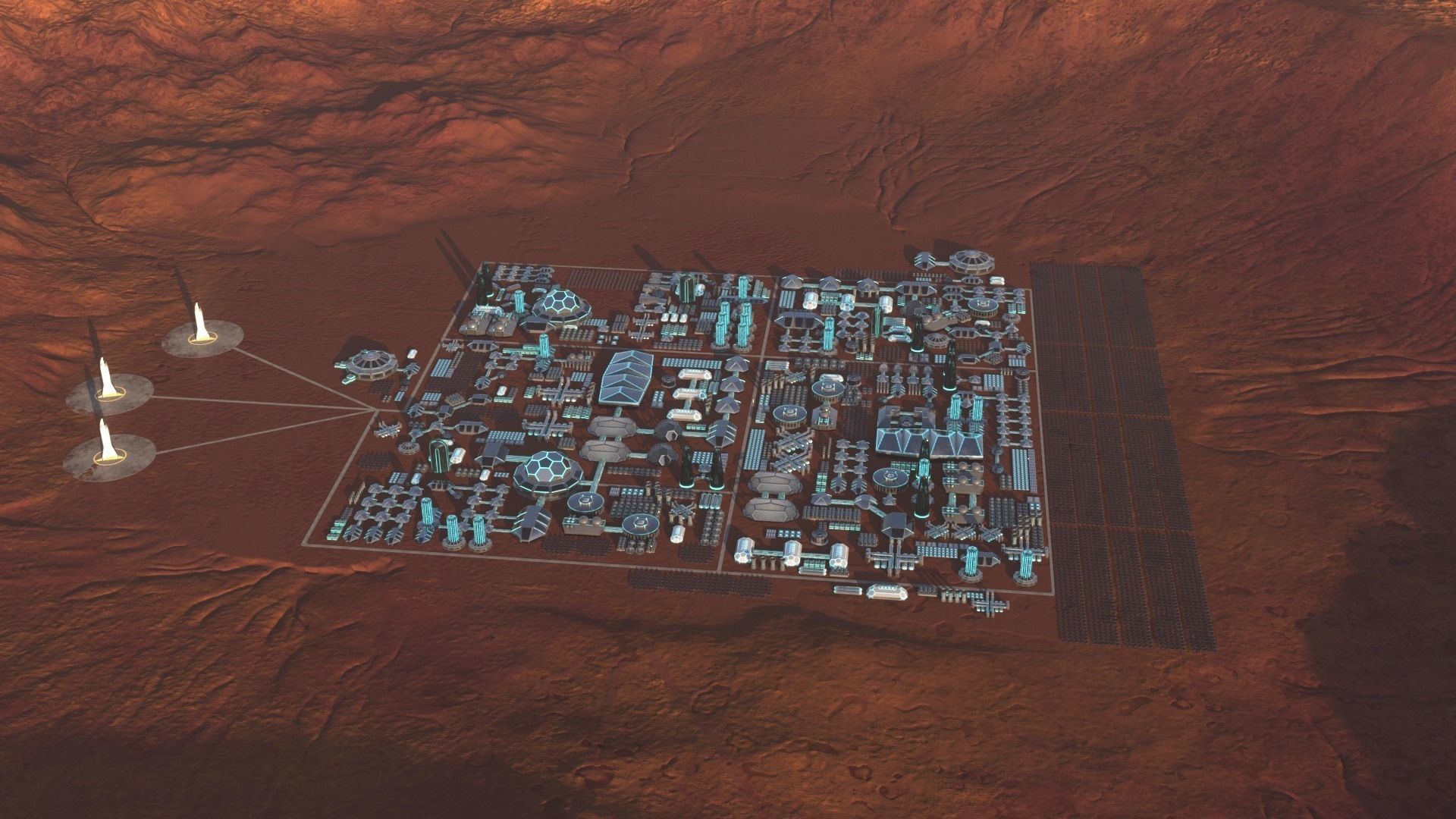 Martian Base 3D model_56