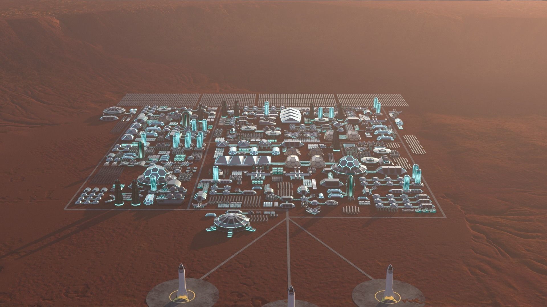 Martian Base 3D model_17