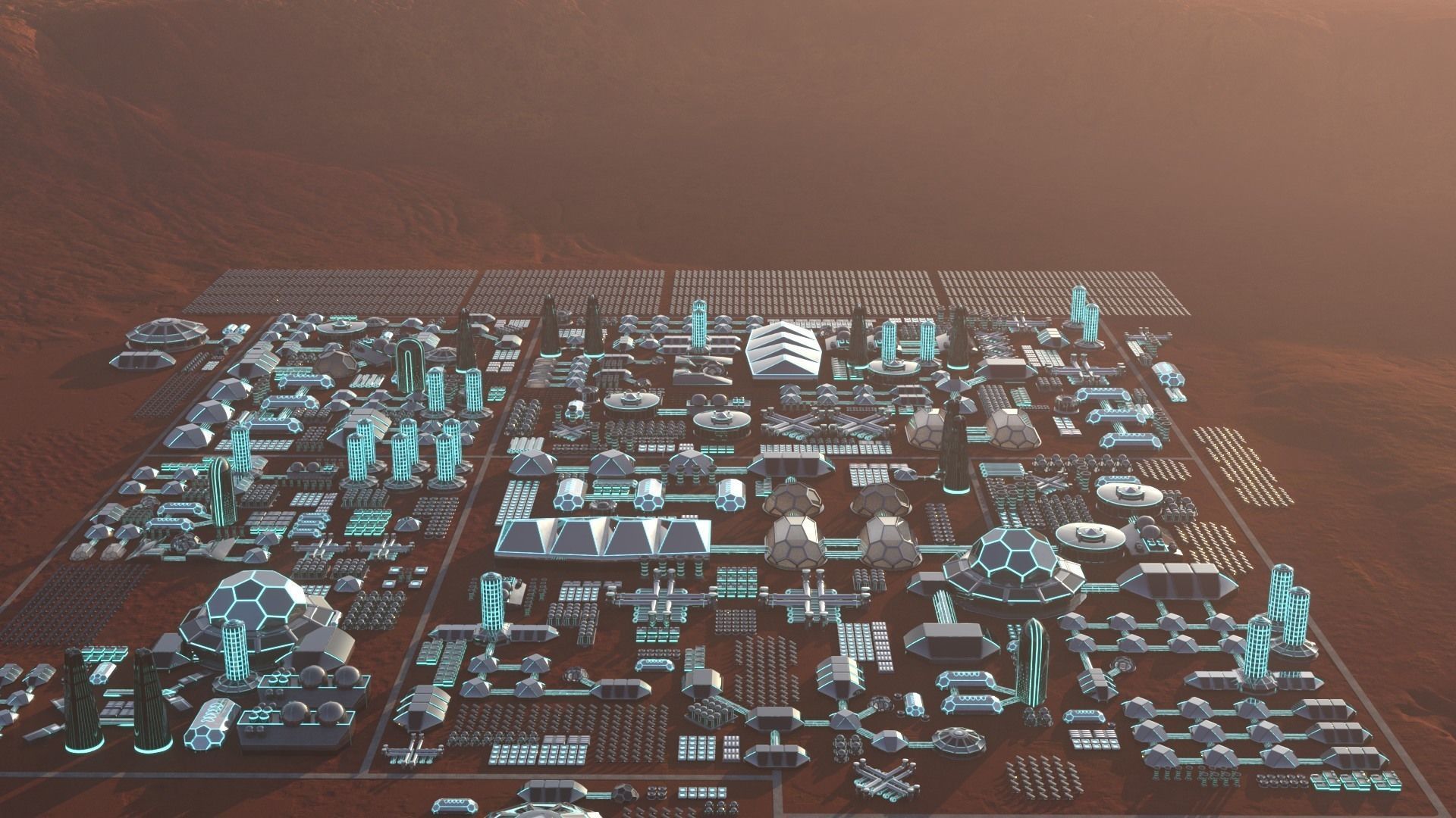 Martian Base 3D model_29