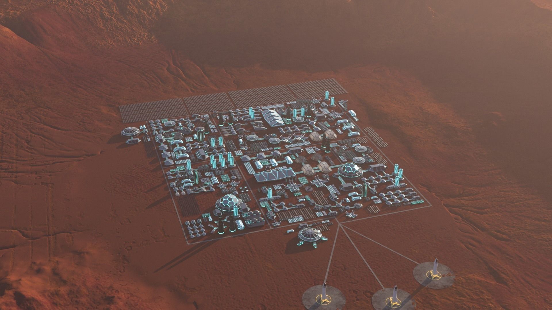 Martian Base 3D model_46