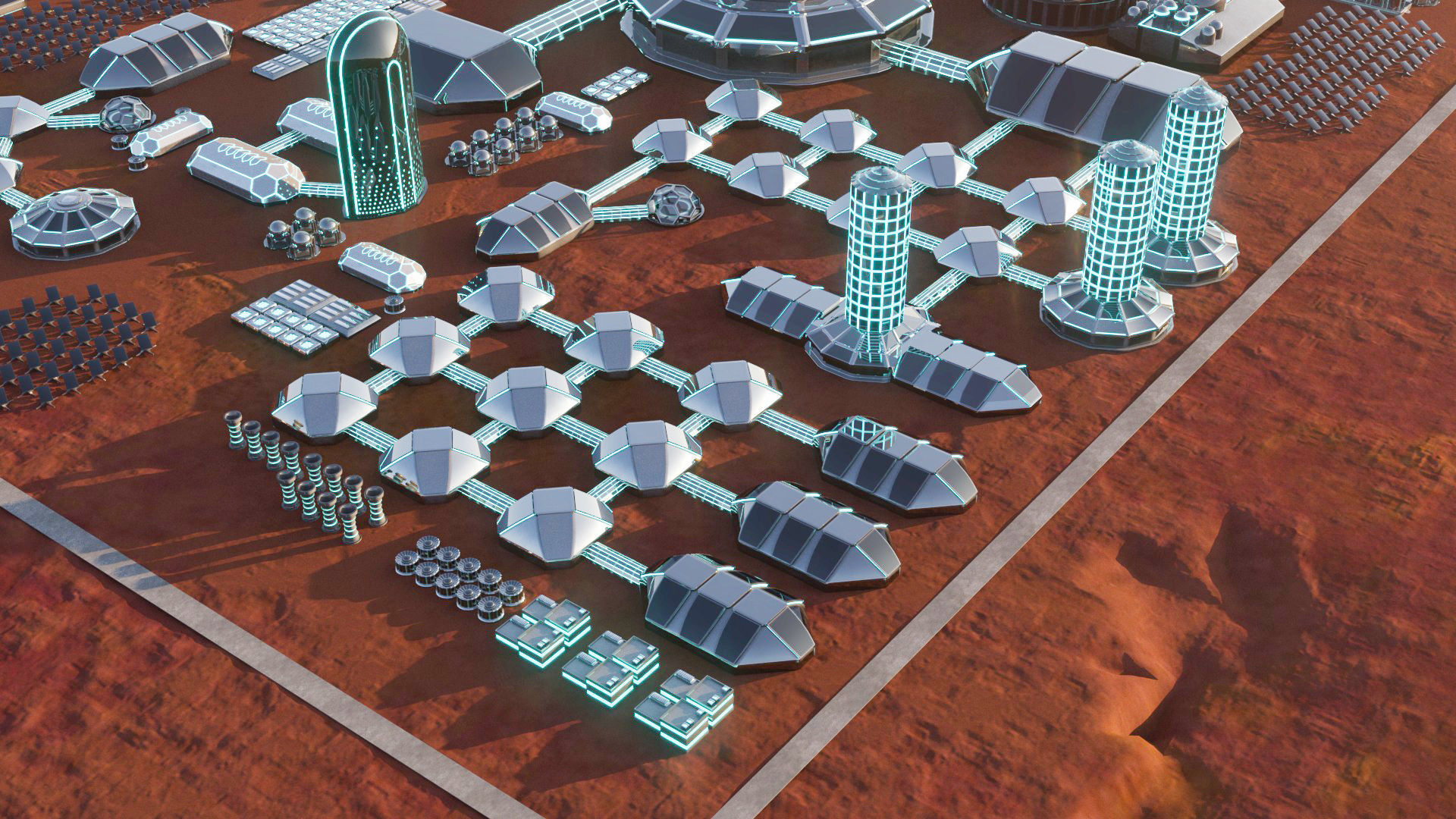 Martian Base 3D model_6