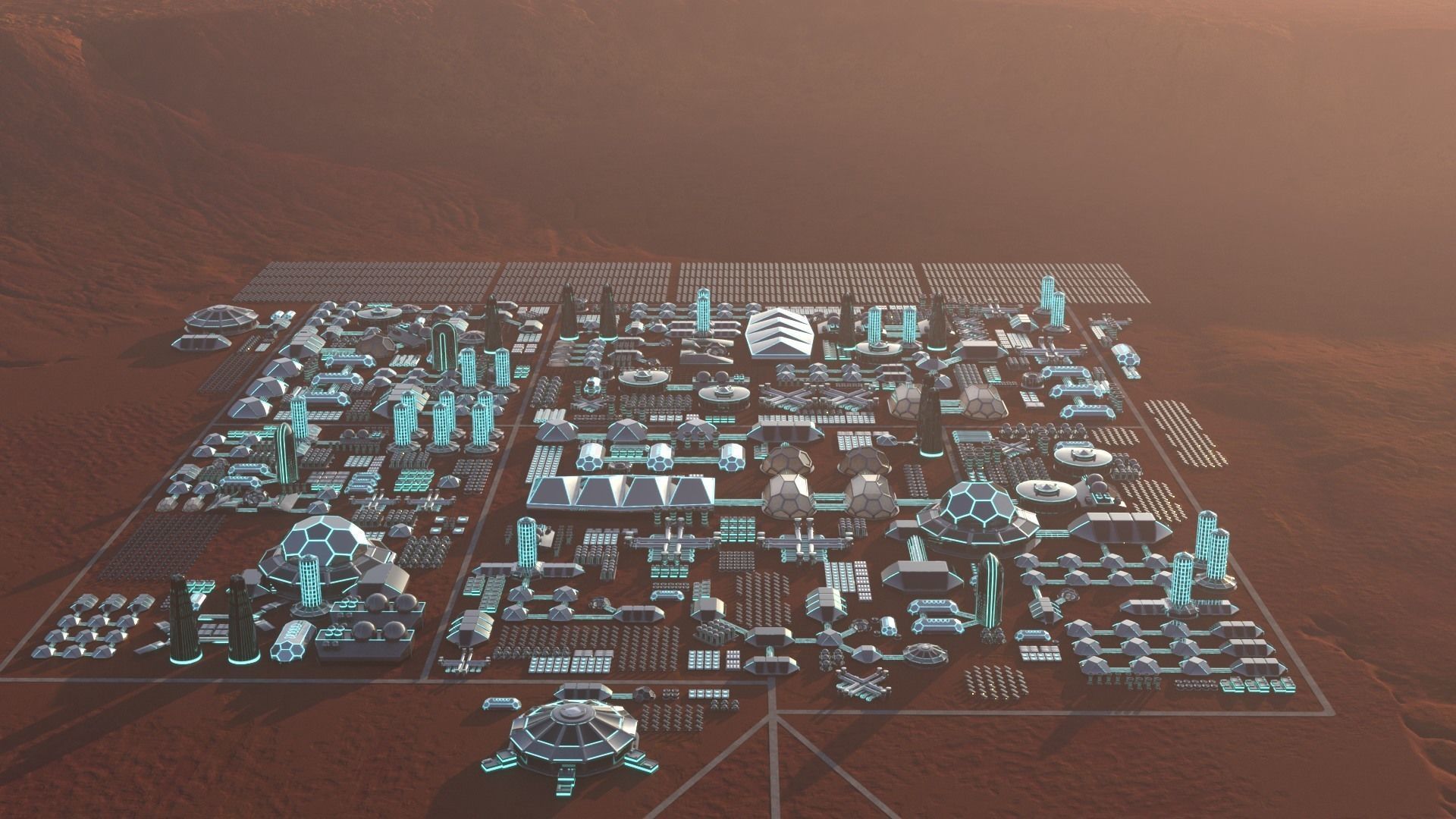Martian Base 3D model_25