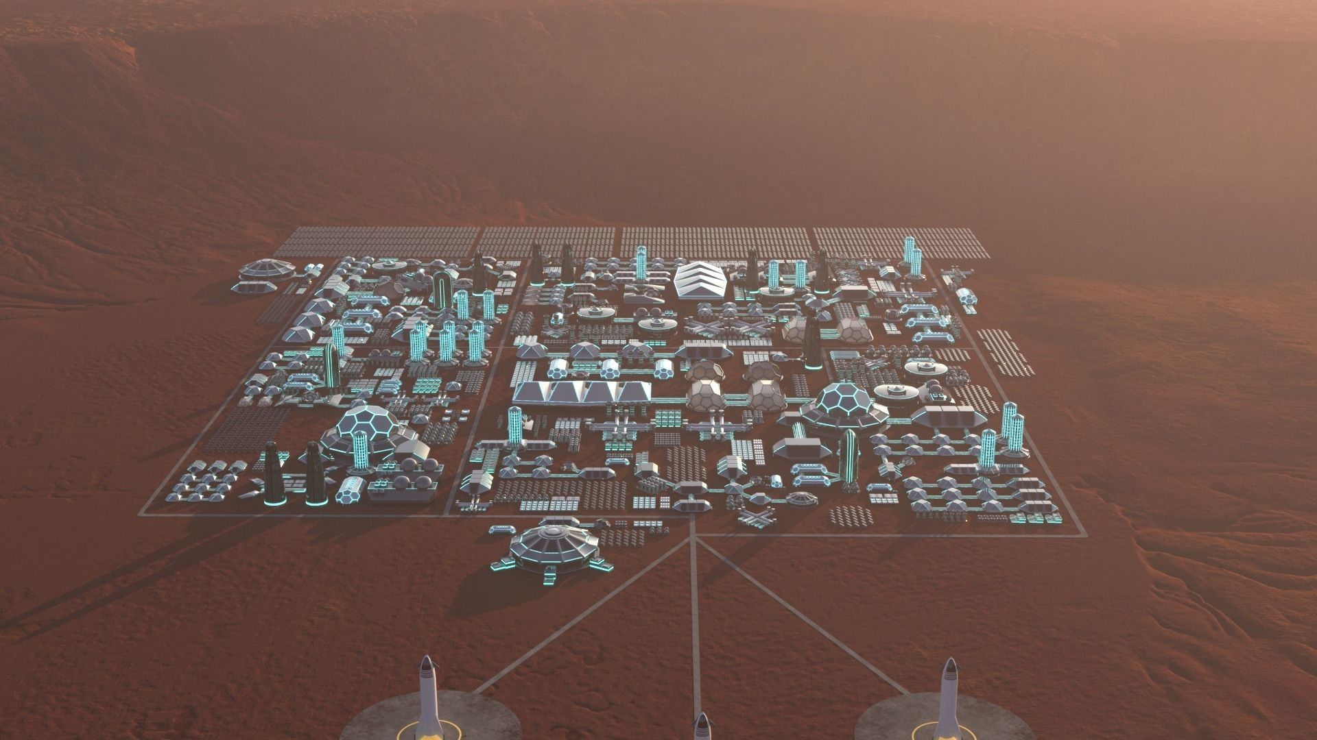 Martian Base 3D model_18