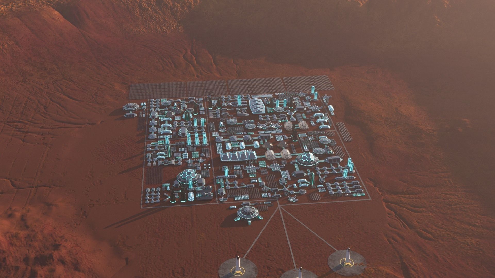 Martian Base 3D model_47