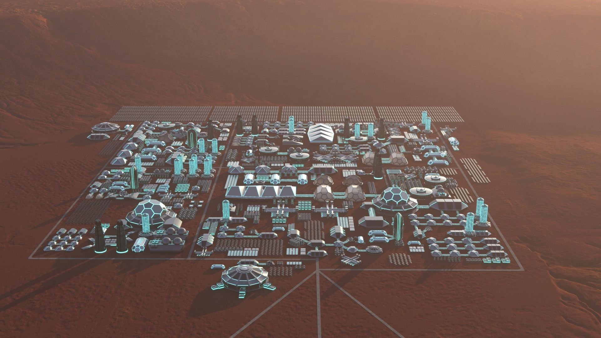 Martian Base 3D model_22