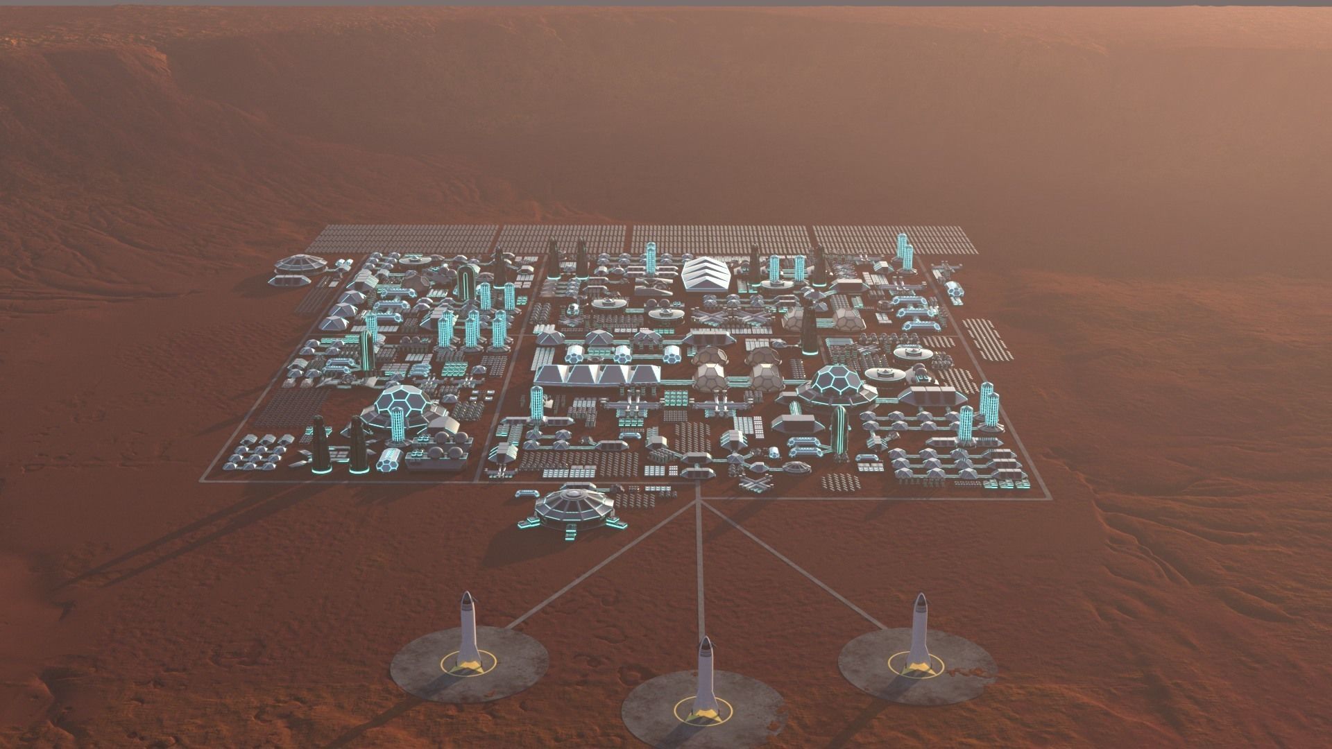 Martian Base 3D model_14