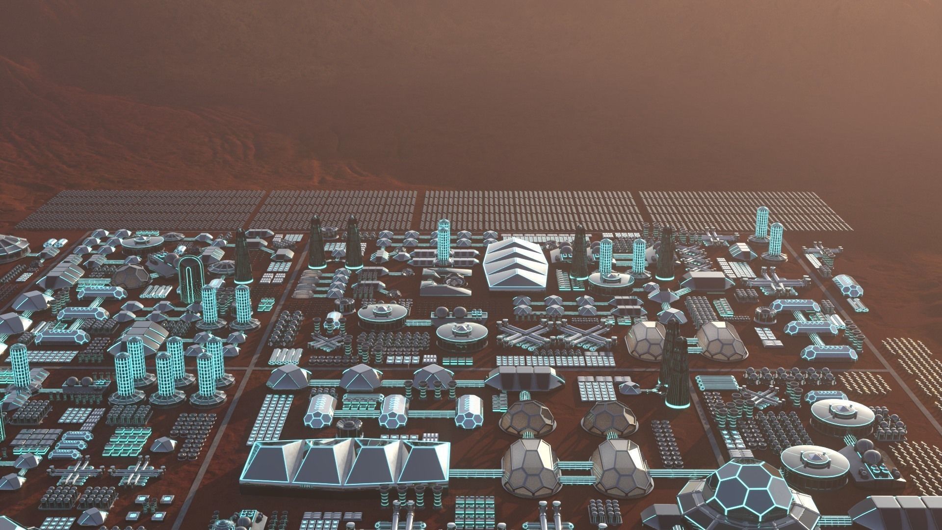 Martian Base 3D model_38
