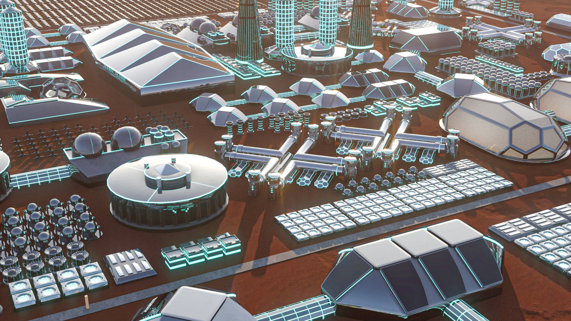 Martian Base 3D model_7