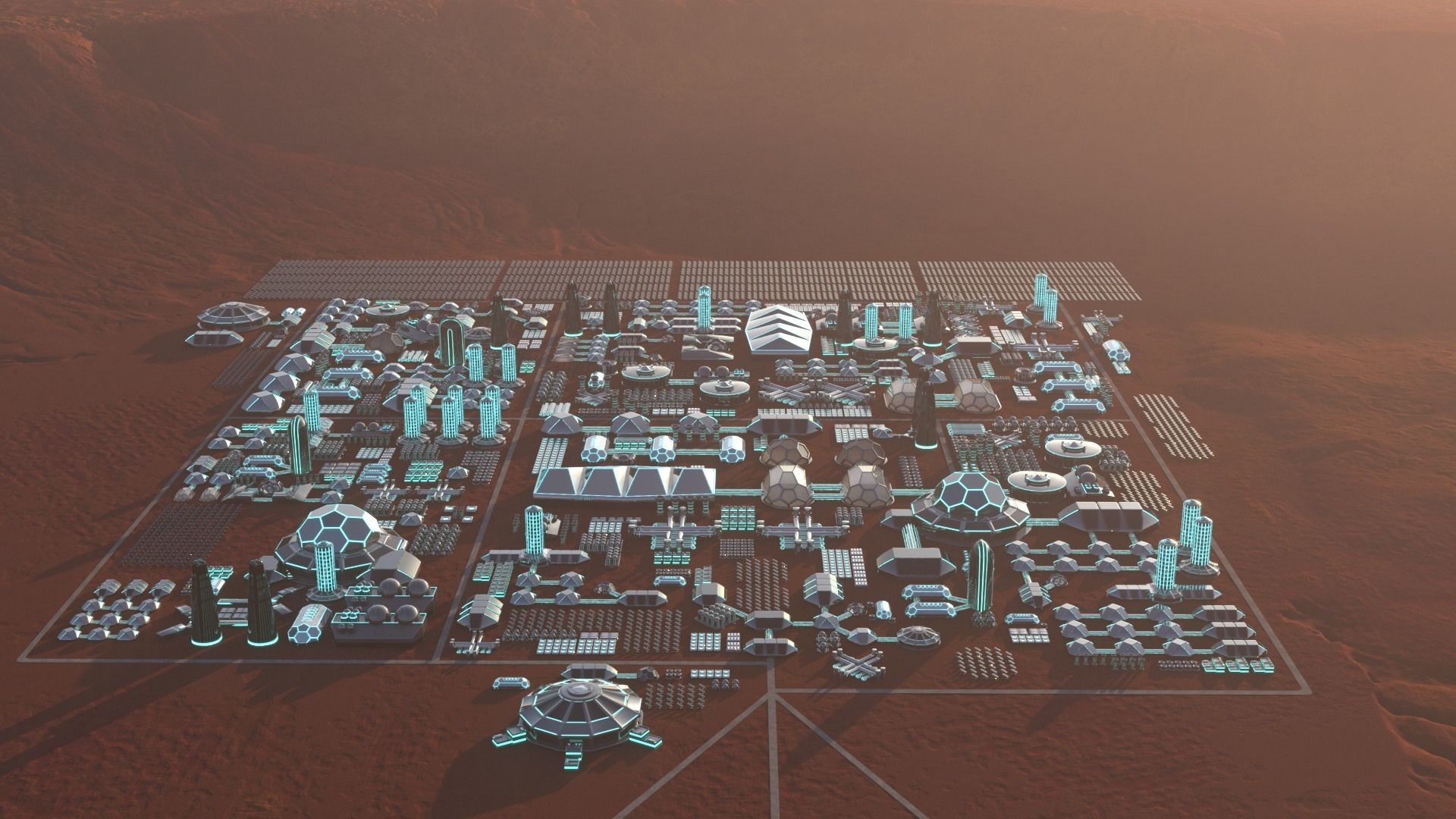 Martian Base 3D model_24