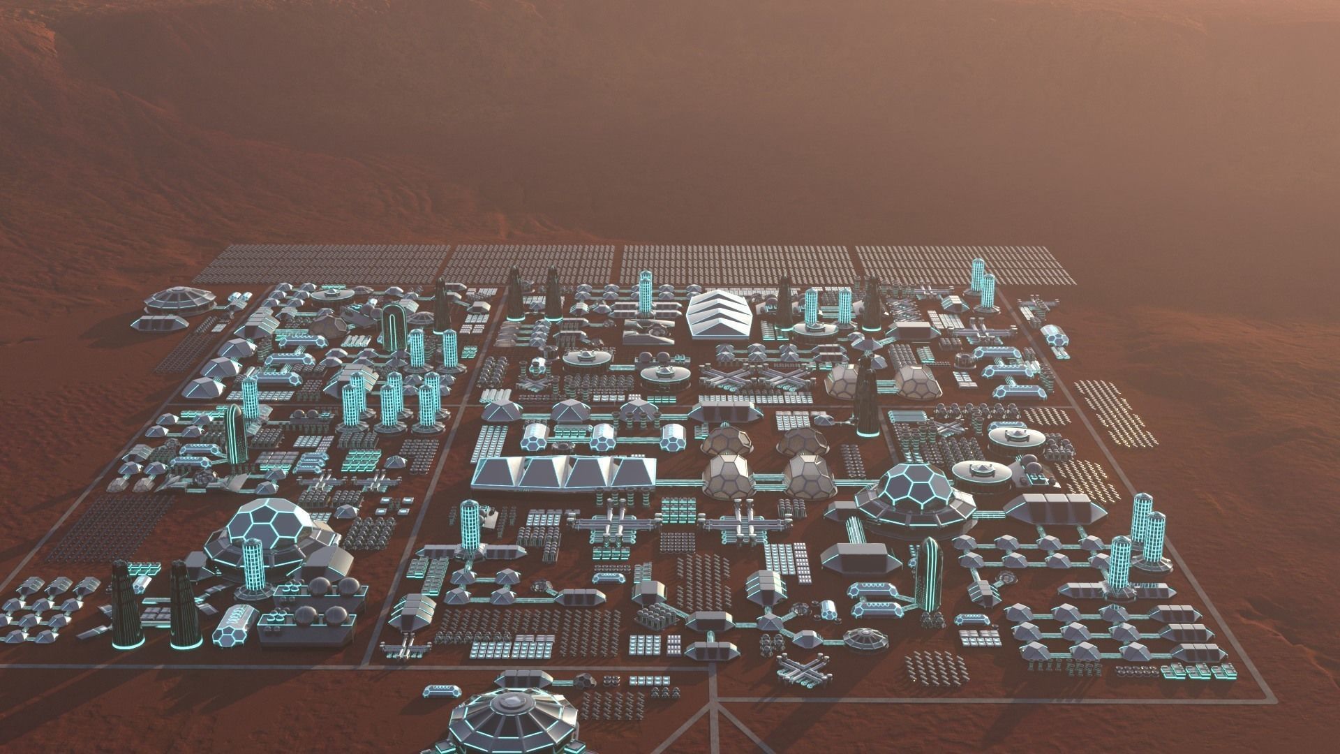 Martian Base 3D model_27