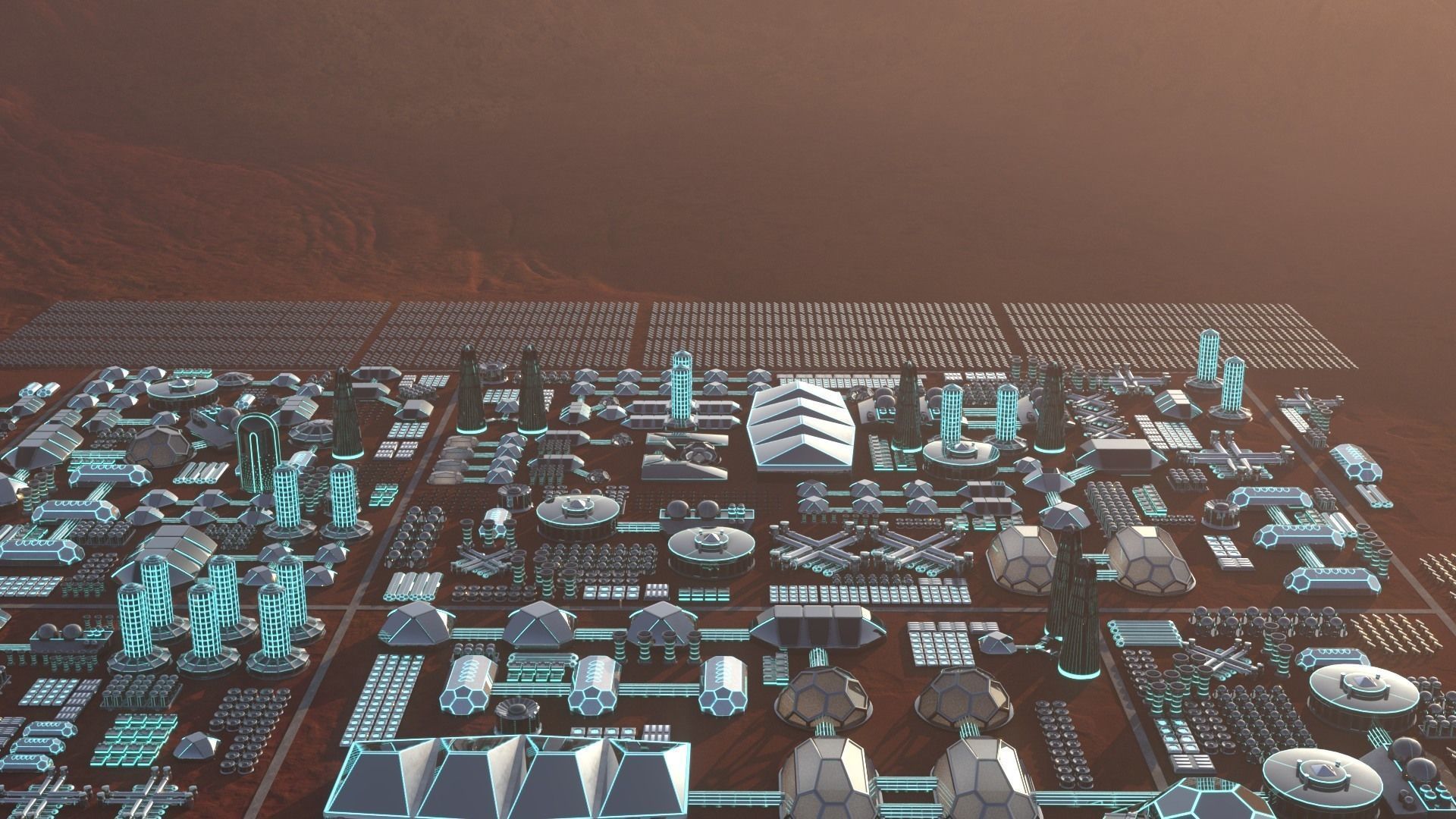 Martian Base 3D model_40