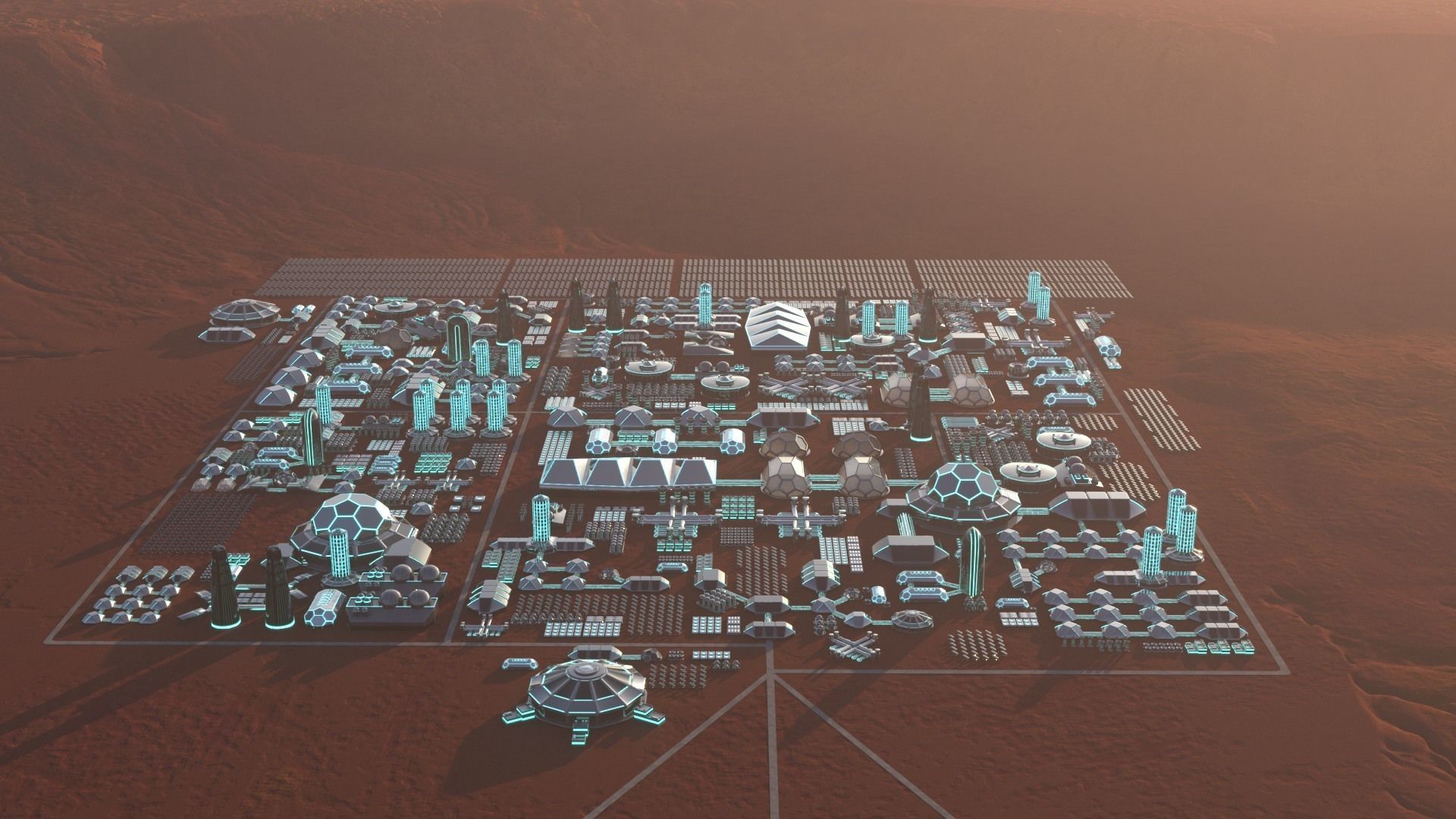 Martian Base 3D model_23