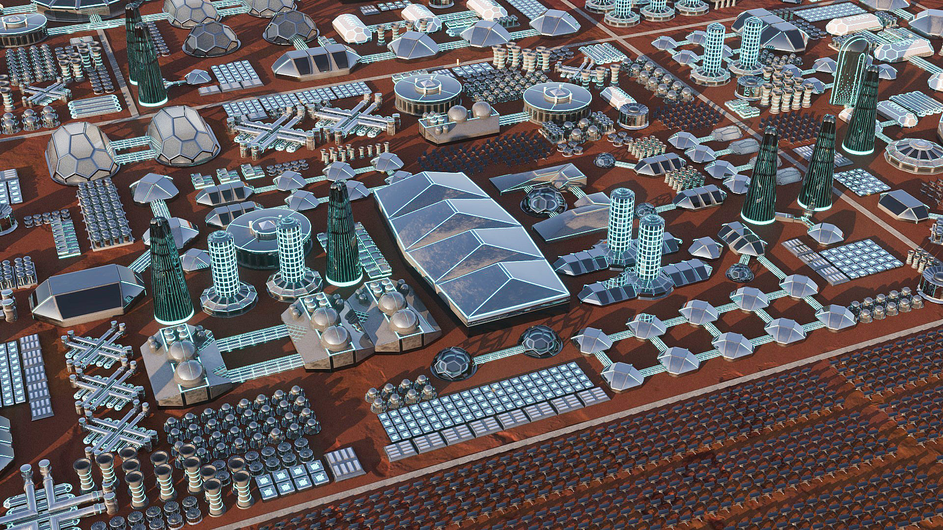 Martian Base 3D model_3