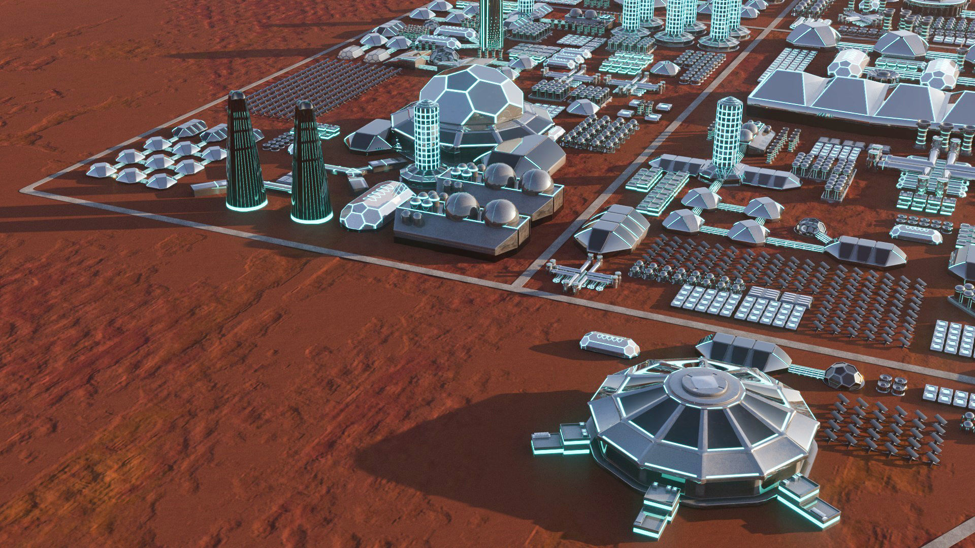 Martian Base 3D model_4