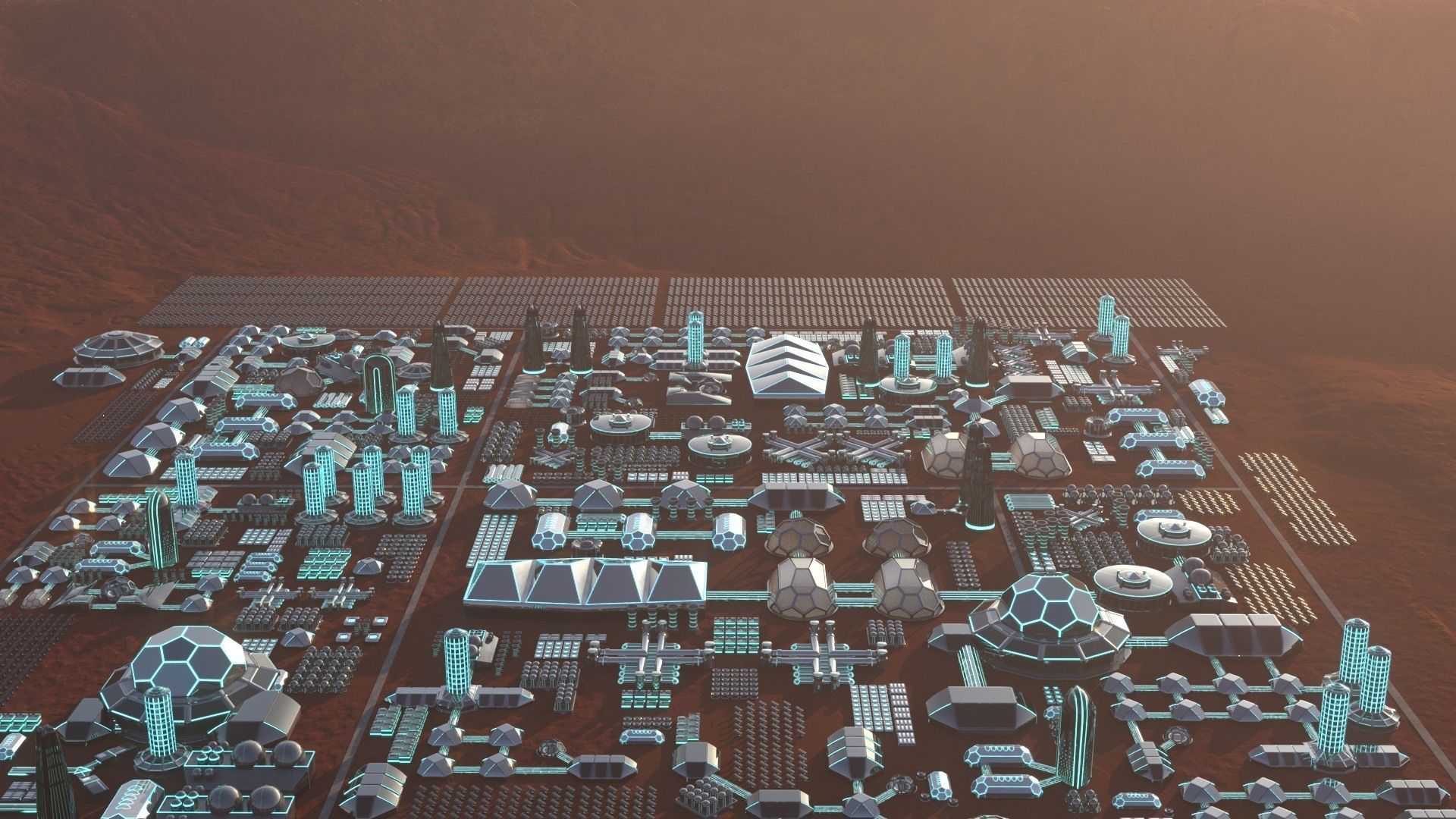 Martian Base 3D model_32