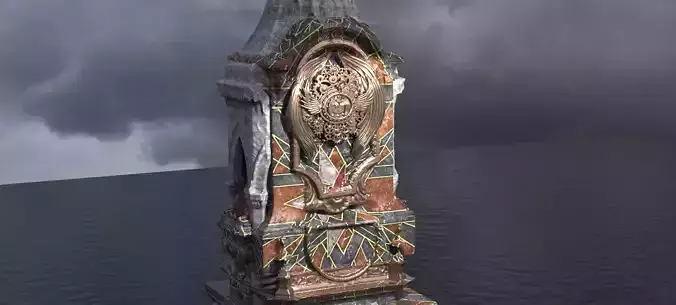 Steampunk Medieval Tower 8  3D model