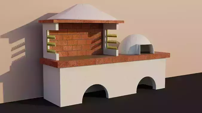 Barbeque mediterranean oven