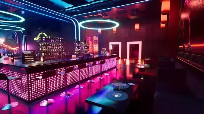 Tokyo Nightclub 3D model