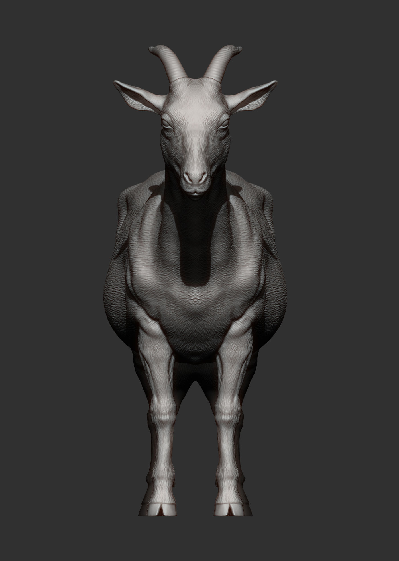 goat 3D print model 3D print model_10