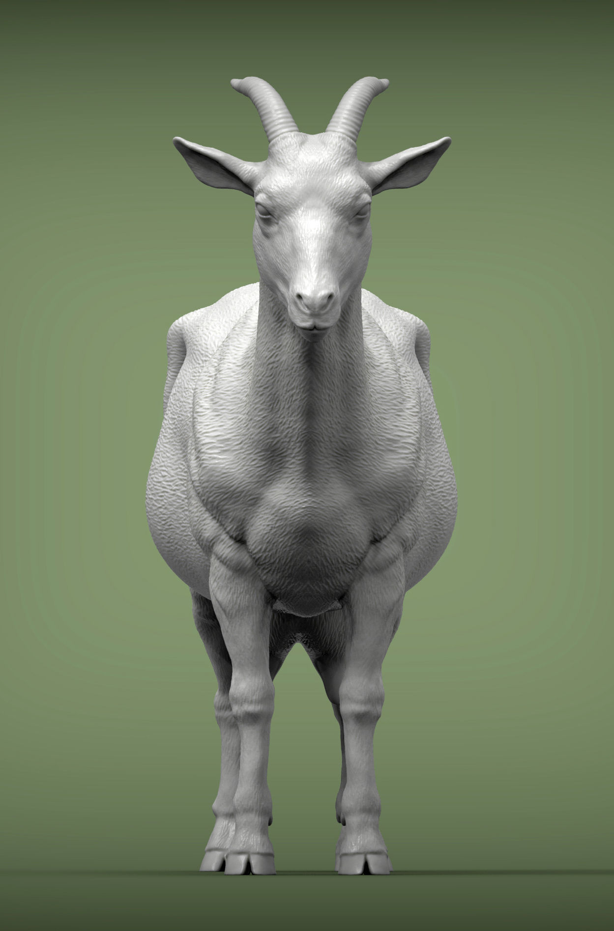 goat 3D print model 3D print model_5