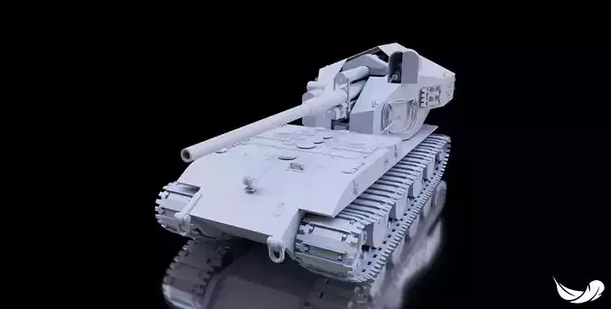 WAFFENTRAGER AUF E-100 TANK - 1-35 - 1-50 - 1-72